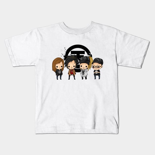 Tokio Hotel Kids T-Shirt by Colin Irons